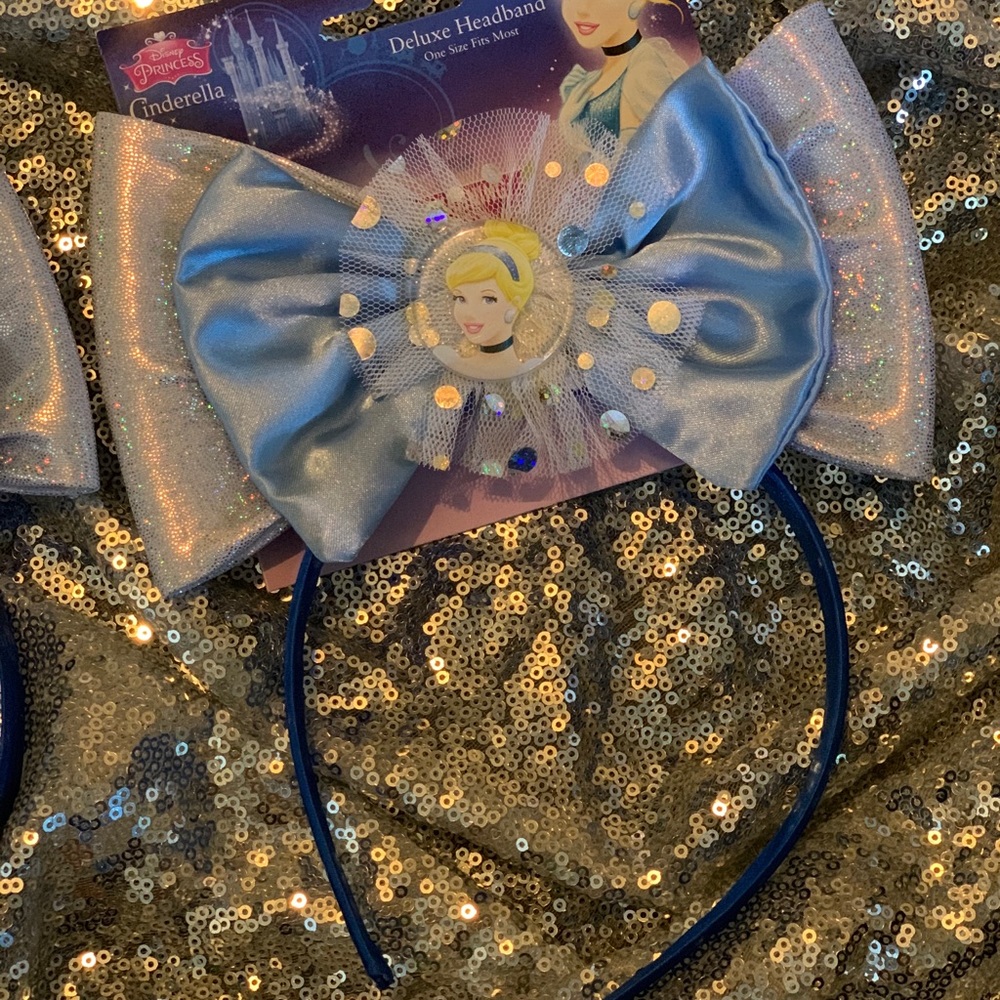 Cinderella, 4 piece Cinderella headband